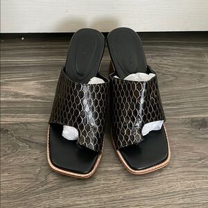 Black Slide Sandals